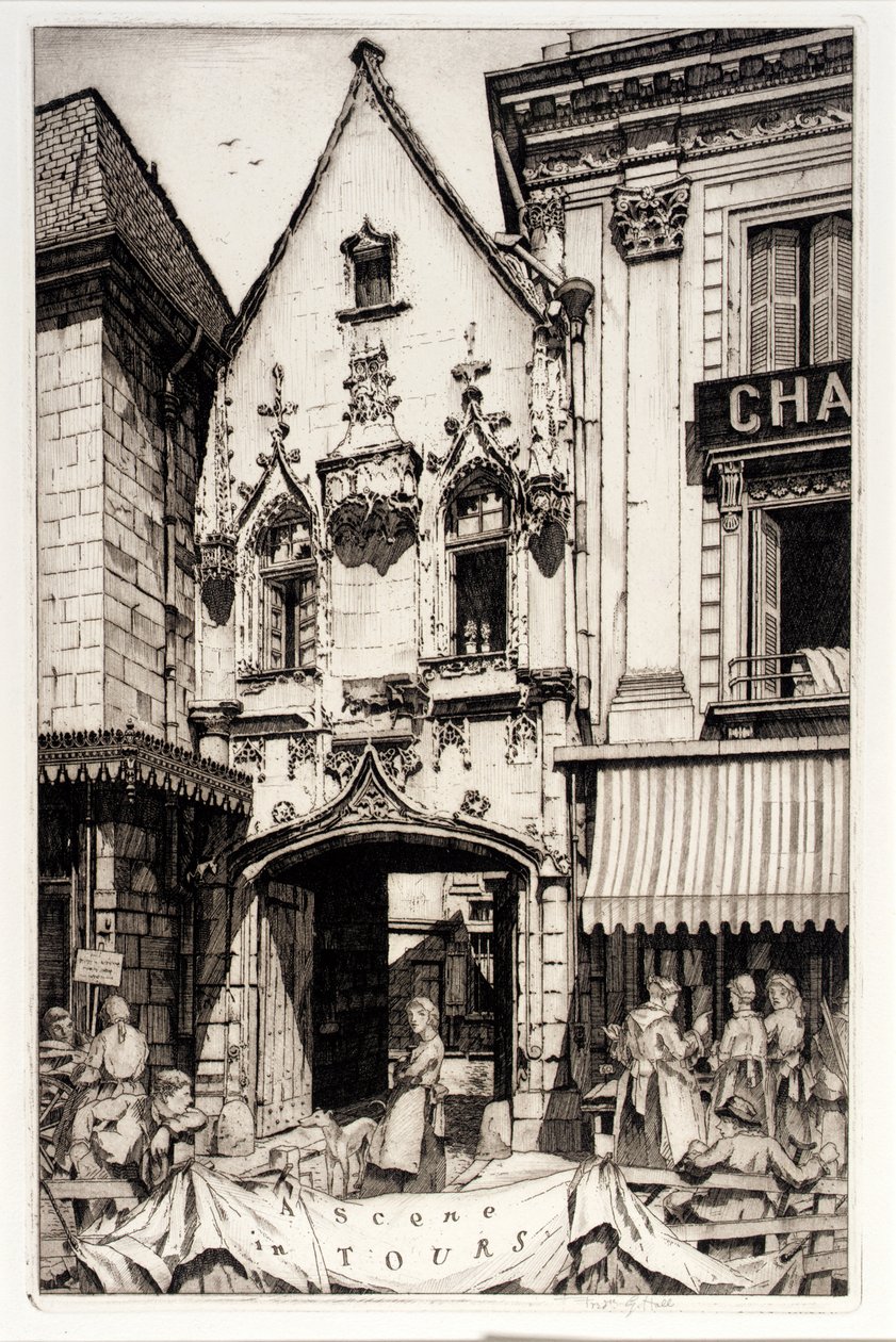 A Scene in Tours da Frederick G. Hall