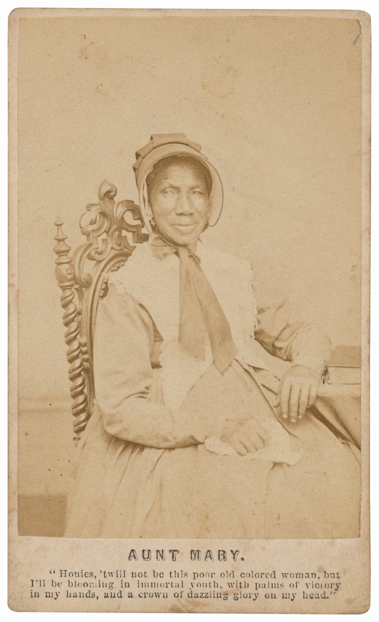 Zia Mary Dines, c. 1865 (foto) da Frederick Gutekunst