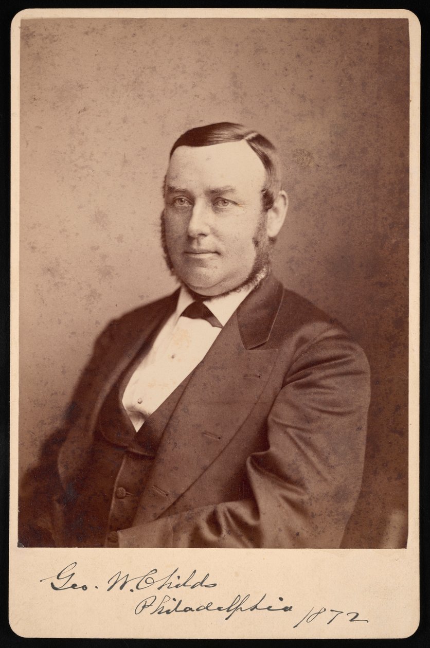 Ritratto di George William Childs 1829-1894, 1872 da Frederick Gutekunst
