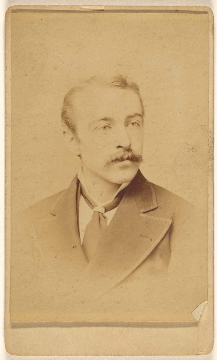 [Uomo non identificato con baffi] da Frederick Gutekunst