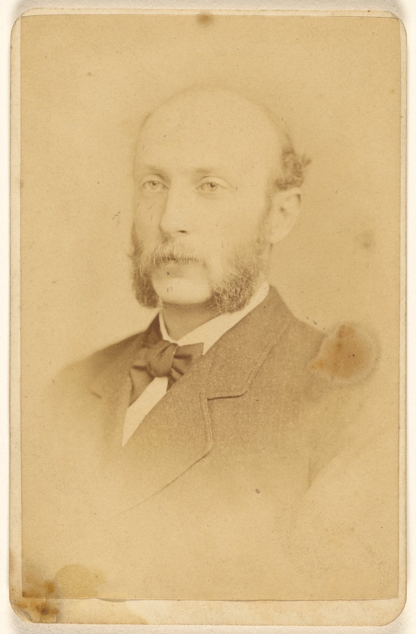 [Uomo non identificato con baffi e montoni] da Frederick Gutekunst