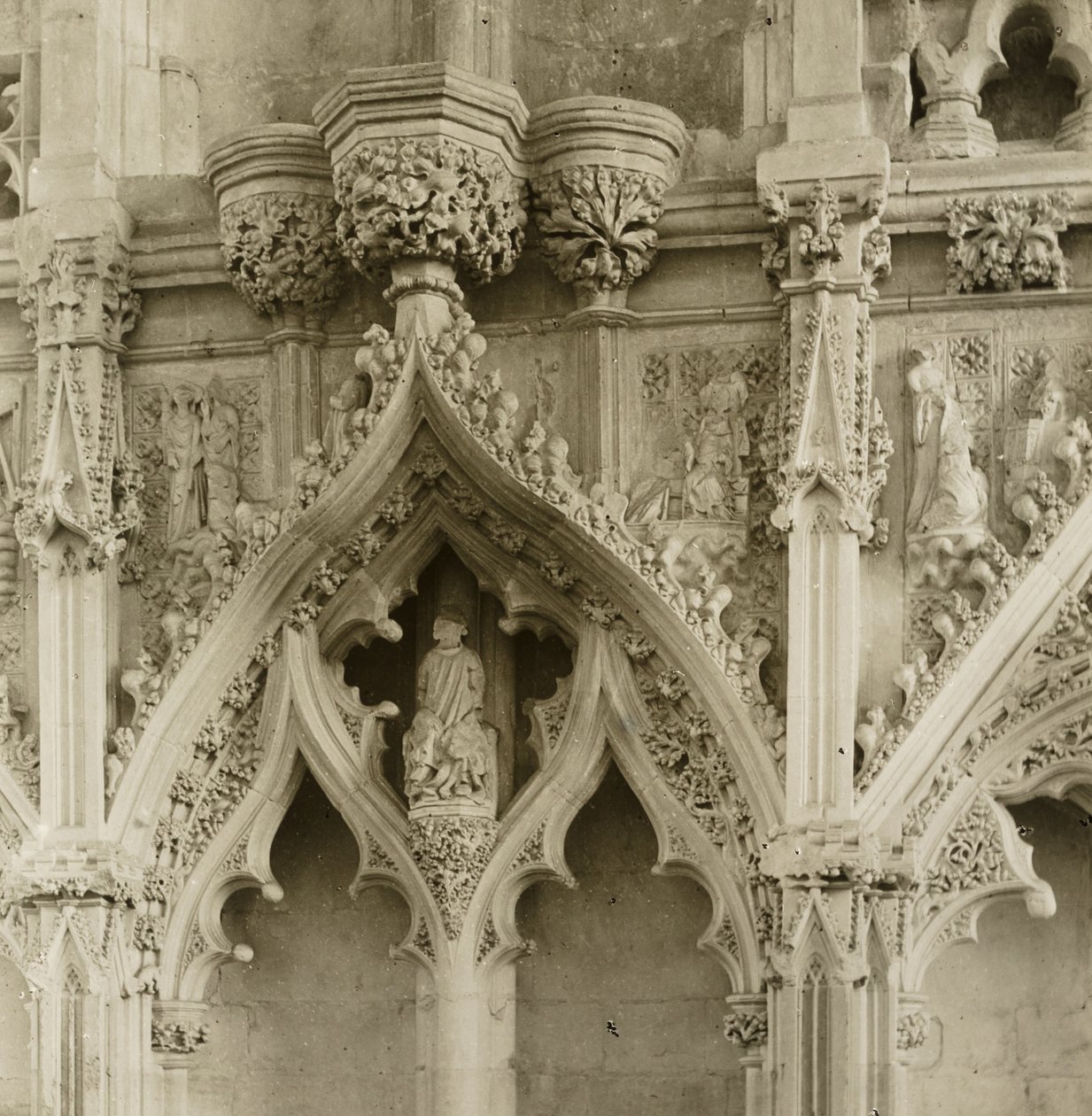 Cattedrale di Ely: Cappella della Signora, dettagli da Frederick H. Evans