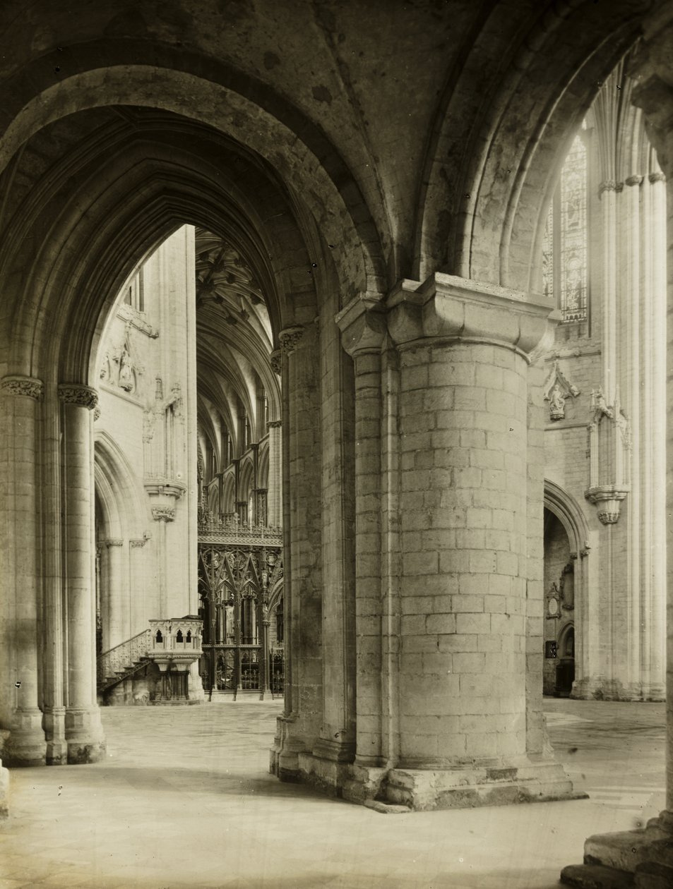 Cattedrale di Ely: Ottagono dalla navata nord da Frederick H. Evans