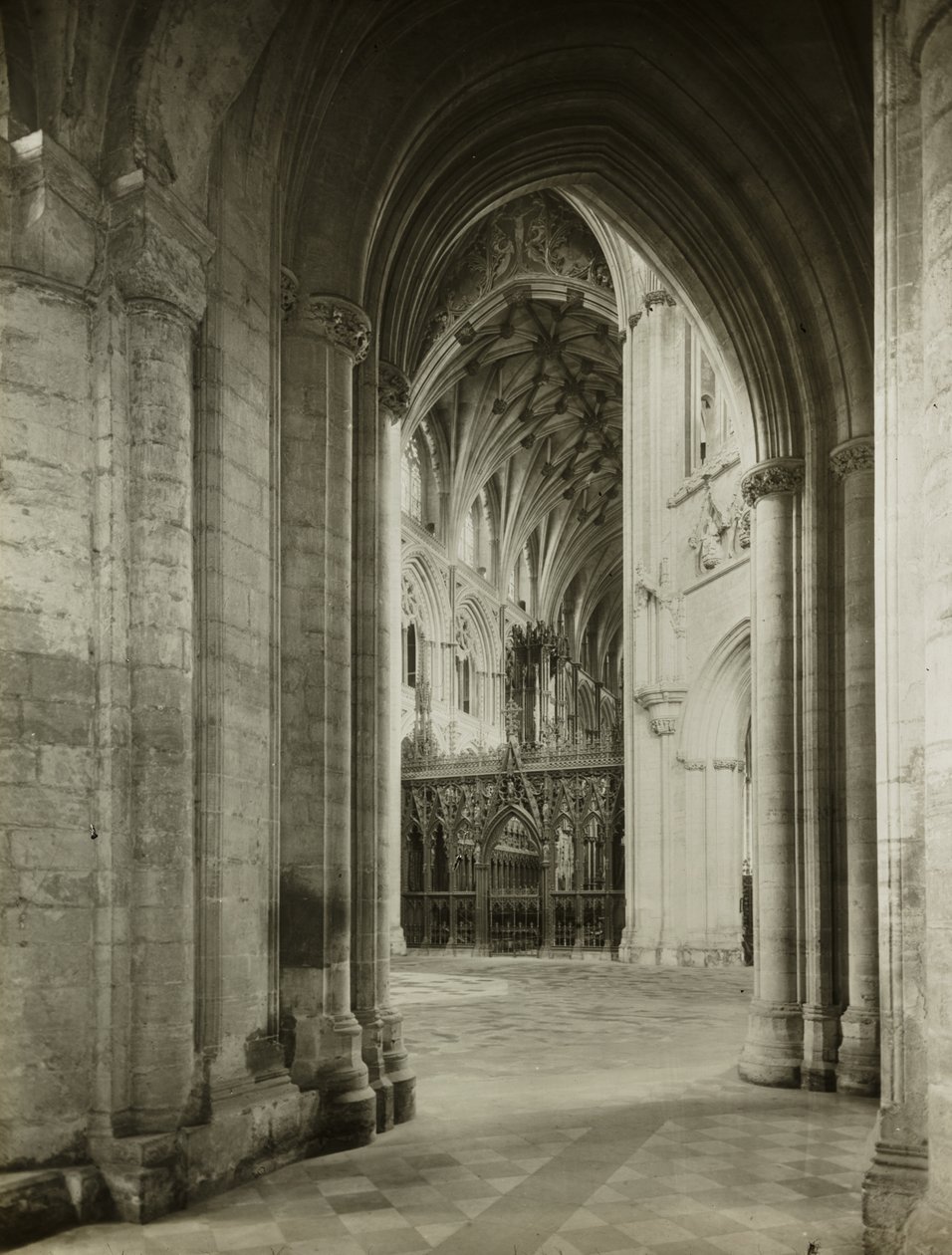 Cattedrale di Ely: Ottagono dalla navata sud da Frederick H. Evans