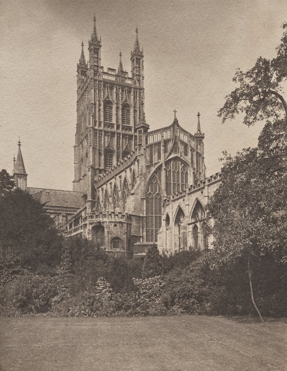 Cattedrale di Gloucester da sud-est da Frederick Henry Evans