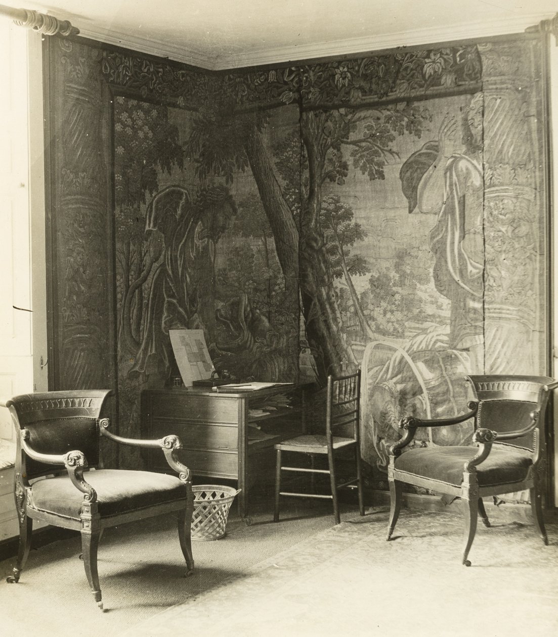 Kelmscott Manor: Nella sala degli arazzi da Frederick H. Evans