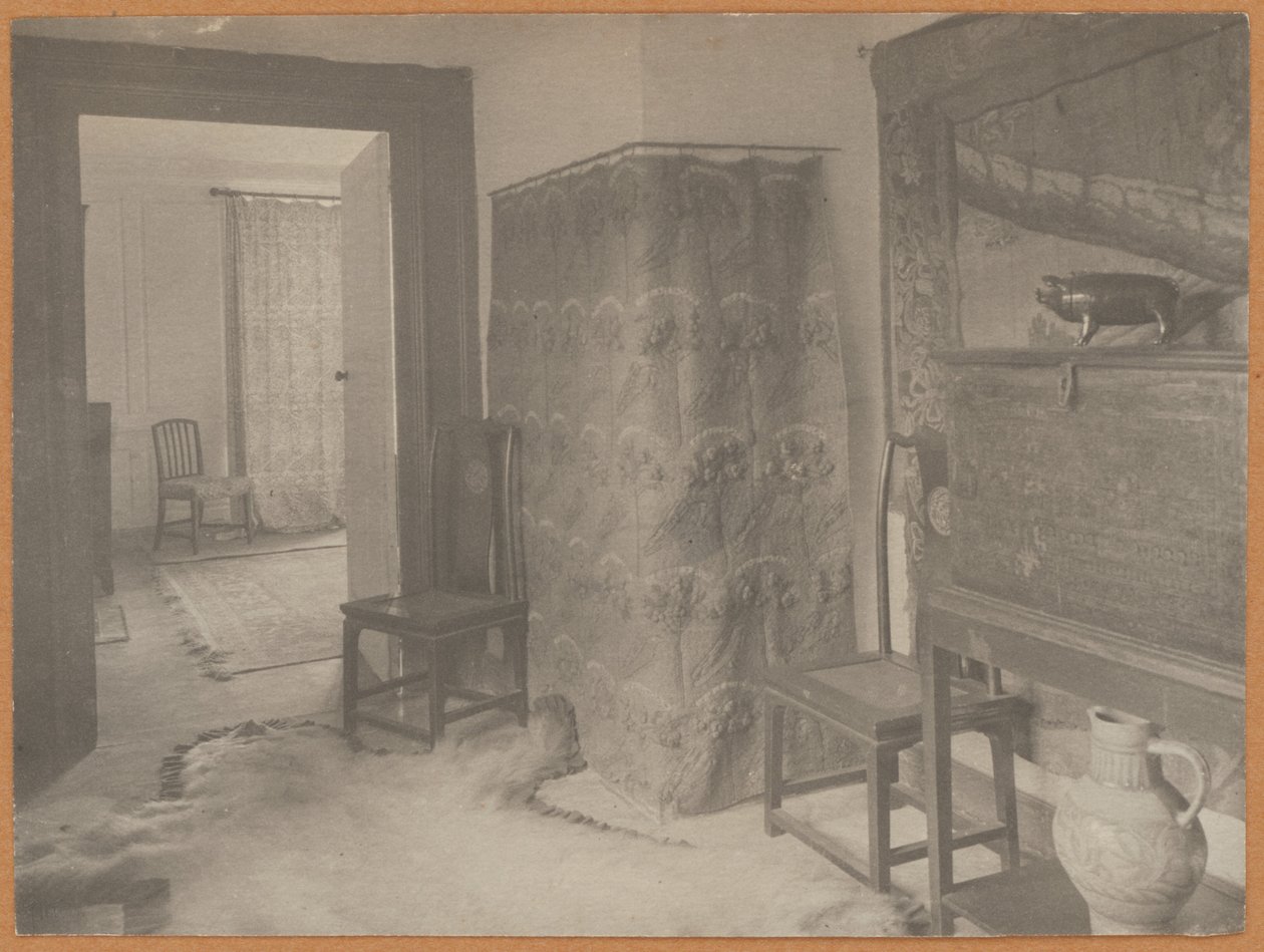 Villa Kelmscott: Passaggio alla camera a pannelli da Frederick H. Evans