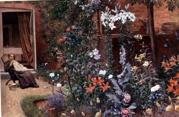 Un bordo del giardino da Frederick Hamilton Jackson