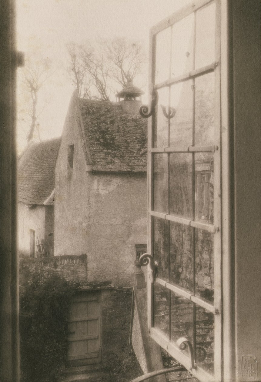 Da una finestra a Kelmscott Manor, 1896 da Frederick Henry Evans