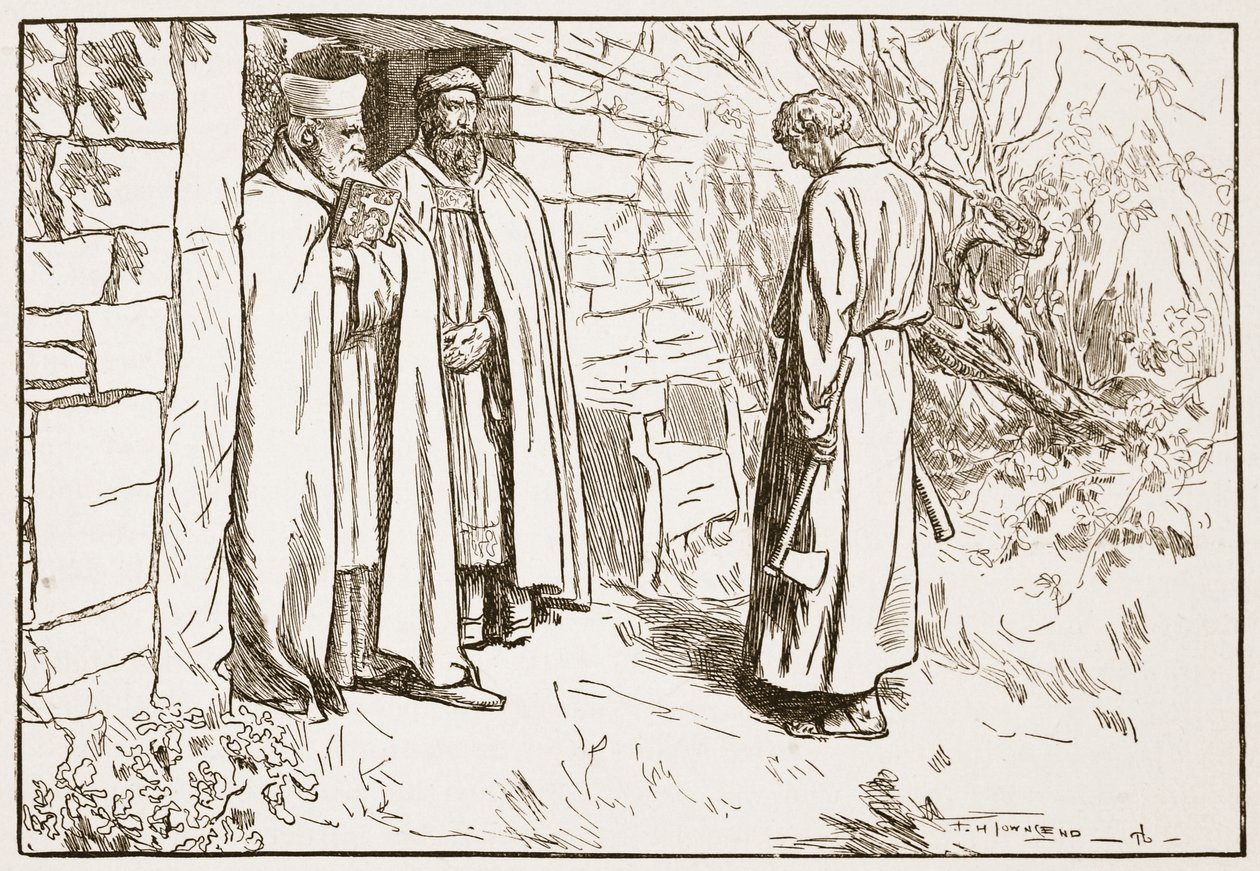 Owini al monastero, illustrazione da 