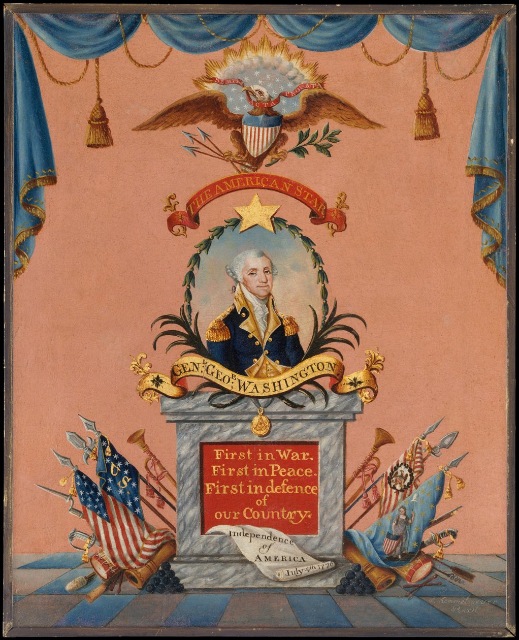 La stella americana George Washington da Frederick Kemmelmeyer