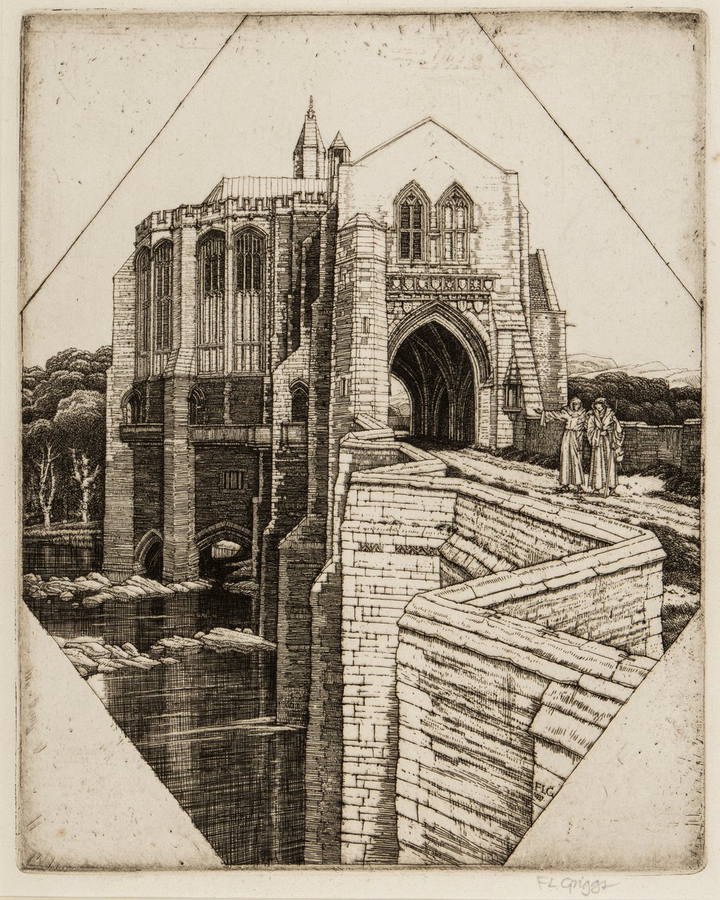 Ponte di St Botolph No. 2, 1936-37 da Frederick Landseer Maur Griggs