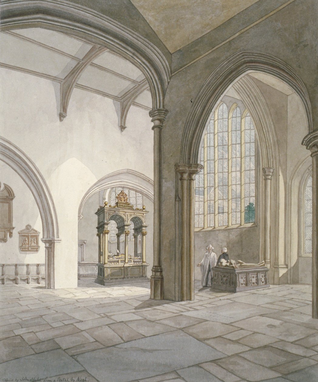 Vista interna sud-ovest della Chiesa di Sant