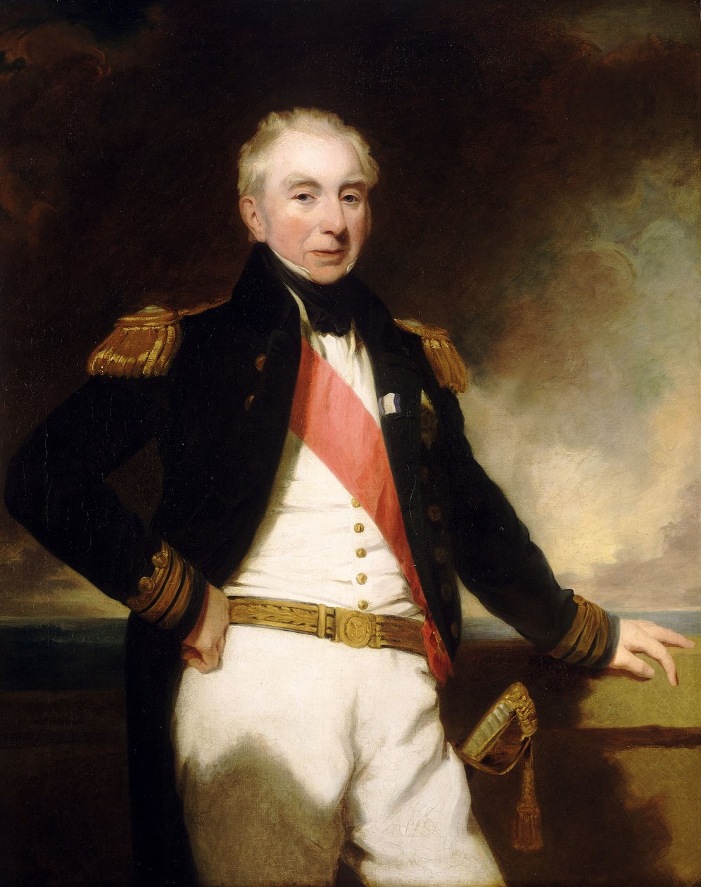 Ammiraglio Sir Robert Stopford (1768-1847), inizio a metà del XIX secolo da Frederick Richard Say
