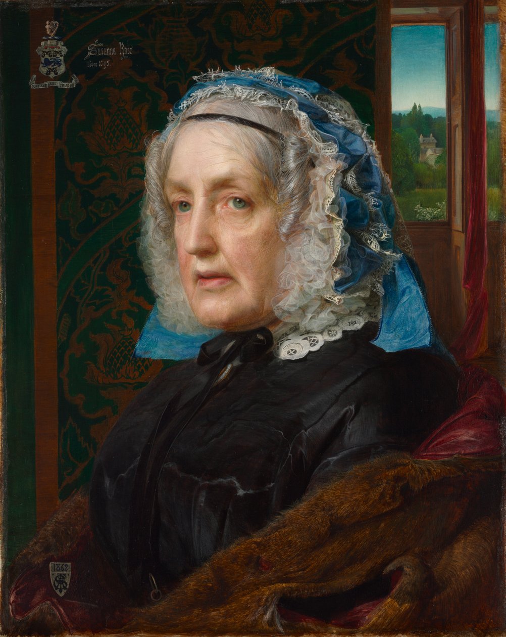 Ritratto di Susanna Rose da Frederick Sandys
