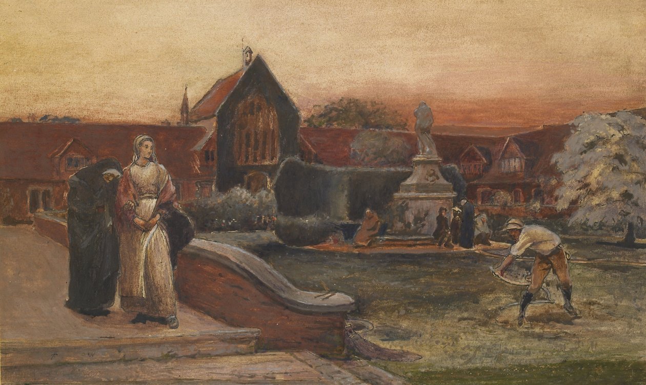Studio per "Il porto del rifugio". da Frederick Walker