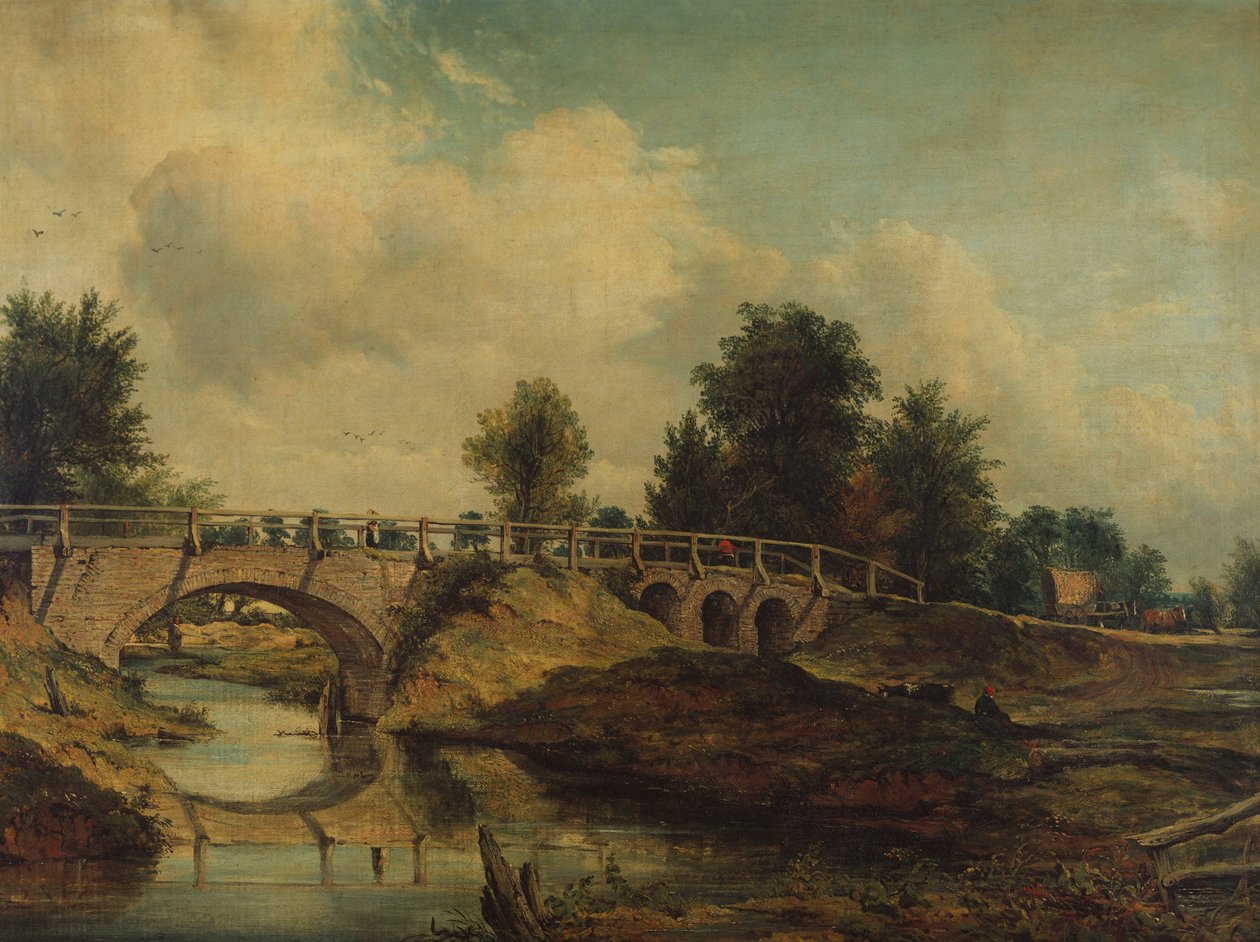 Il ponte sul fiume Stour da Frederick Waters Watts