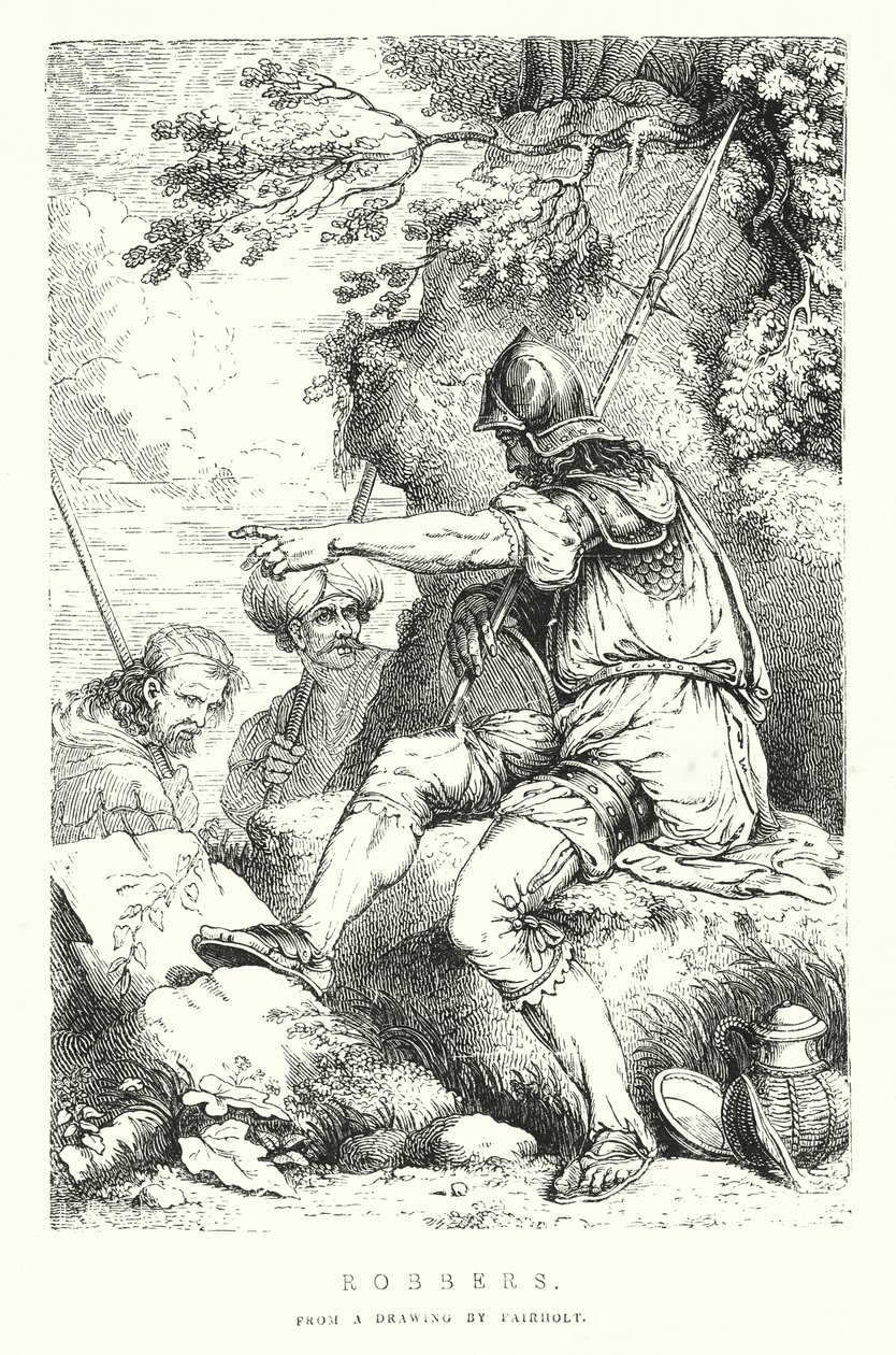 Rapinatori (incisione) da Frederick William Fairholt