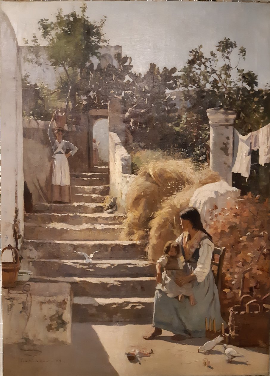 A Scene in Capri da Frederick William Jackson