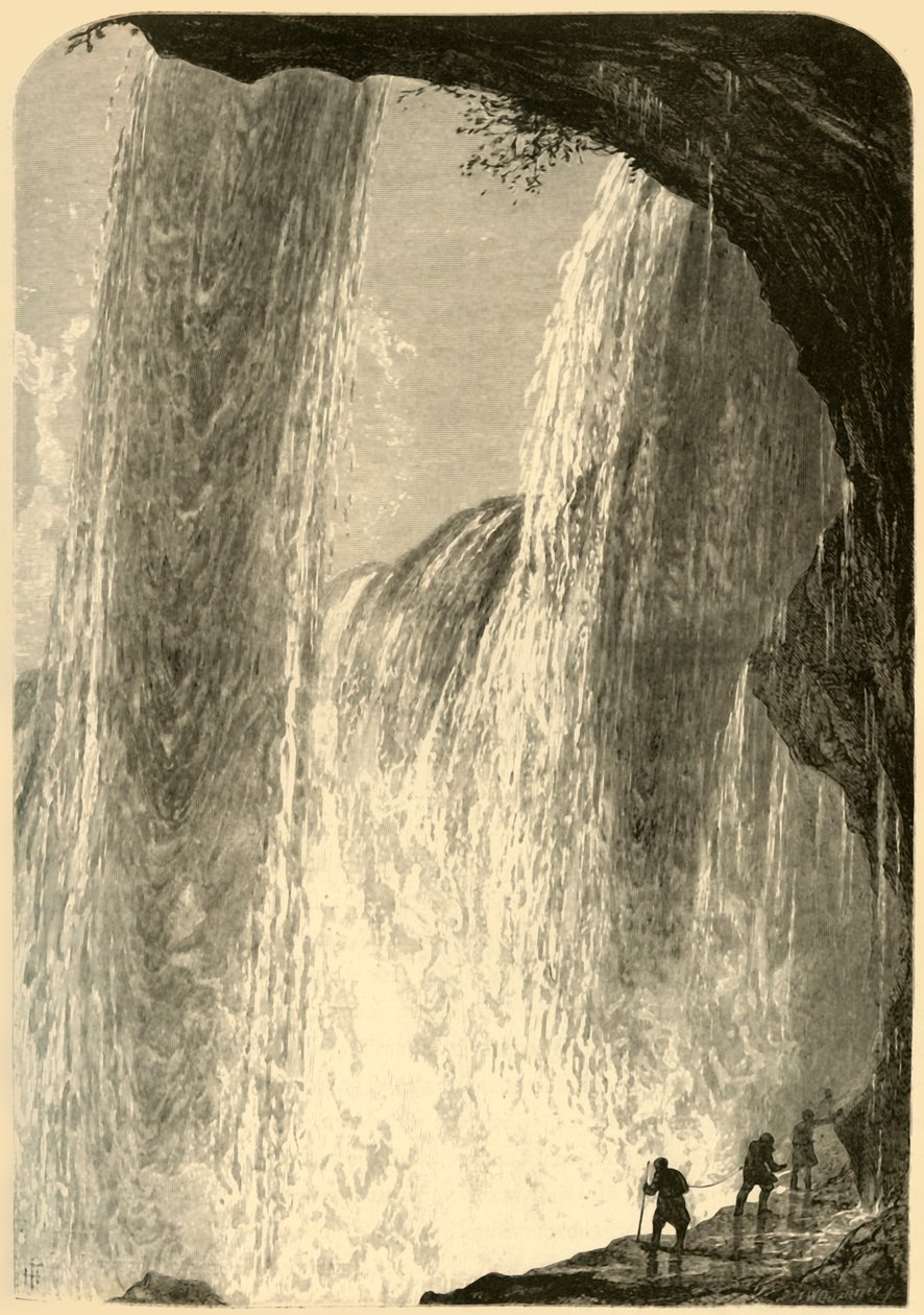 Sotto le cascate, lato canadese da Frederick William Quartley