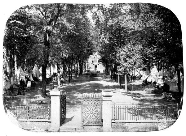 Campo Indipendenza a Independence Hall, c.1860 da Frederick de Bourg Richards