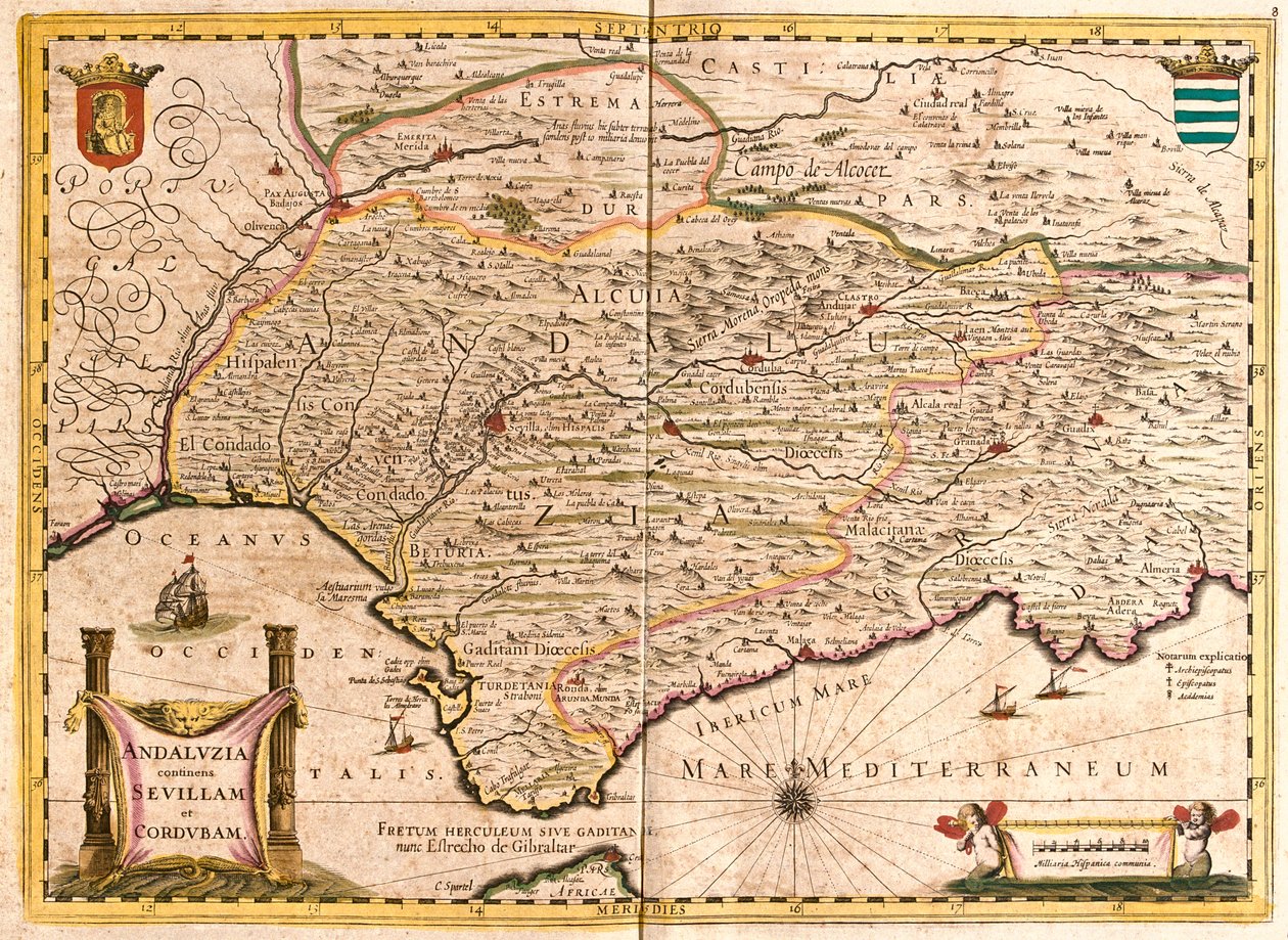 Andalusia, Spagna da Frederick de Wit