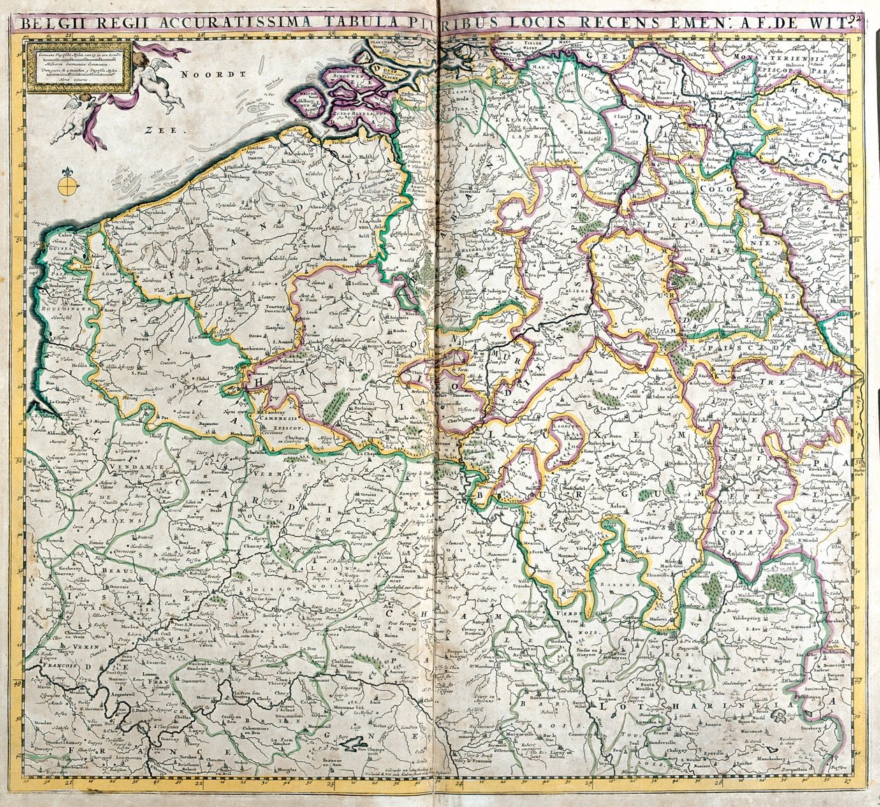 Belgio, Lussemburgo, N da Frederick de Wit