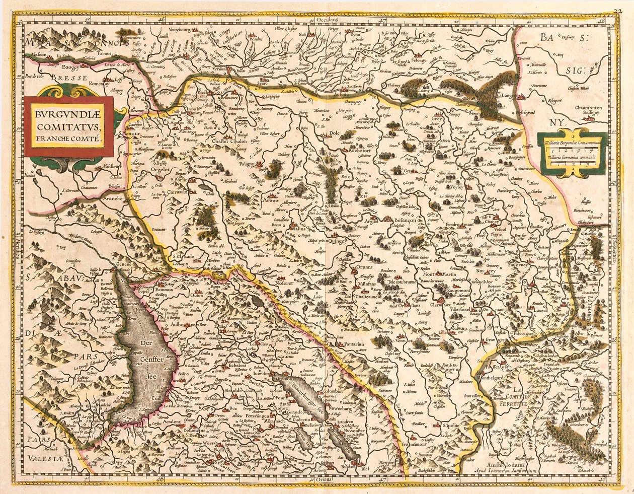 Franche-Comté, Francia da Frederick de Wit