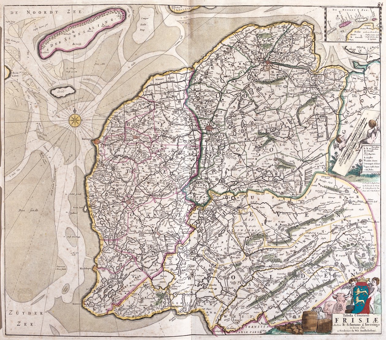 Frisia, Groninga, Paesi Bassi da Frederick de Wit