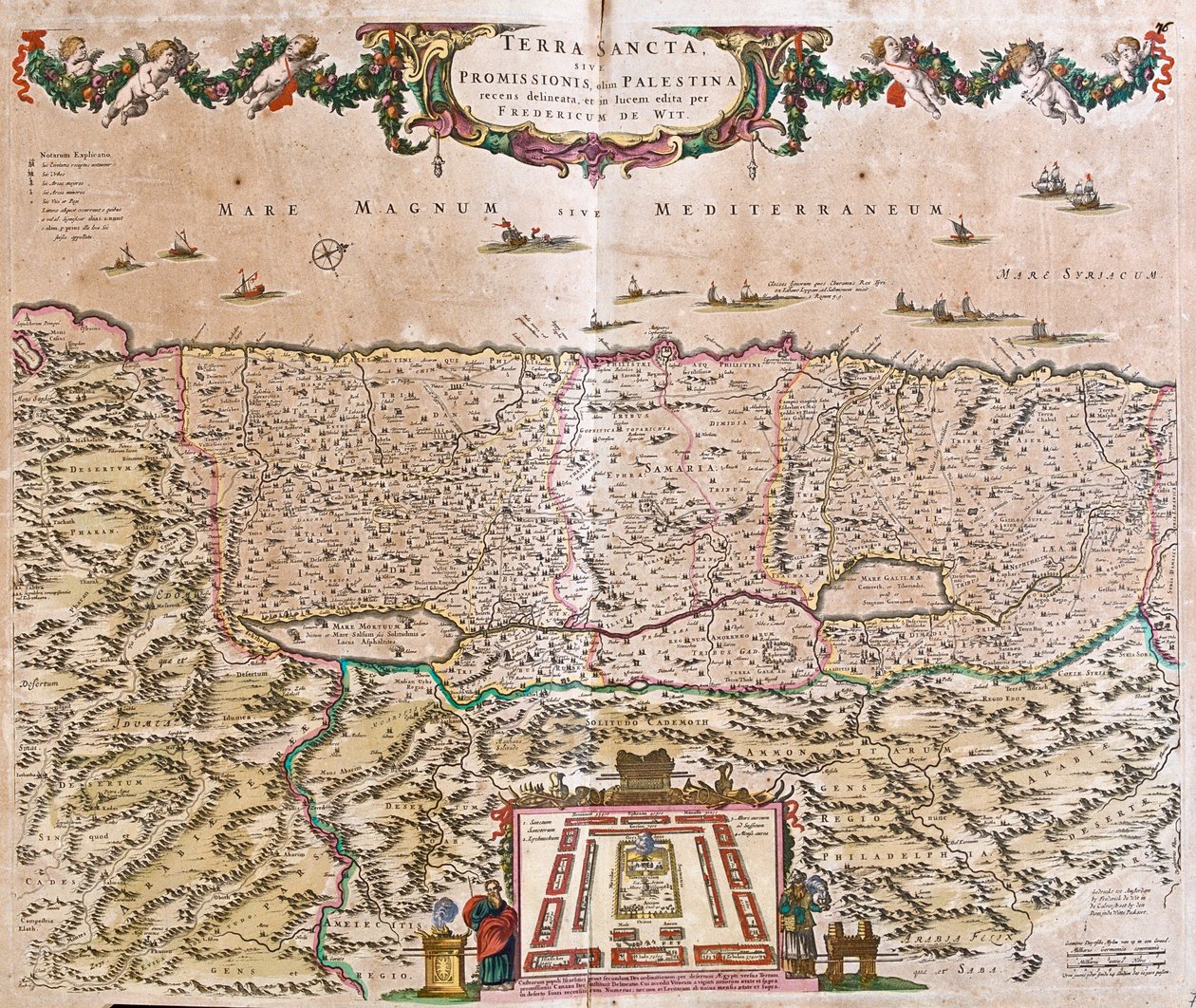 Israele, Giordania occidentale da Frederick de Wit