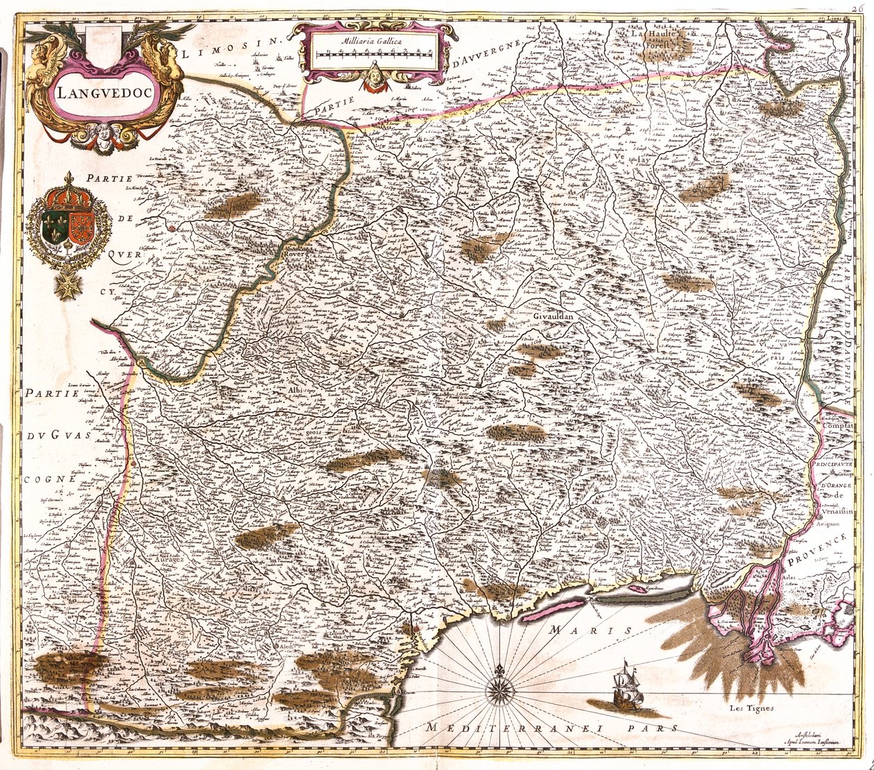 Linguadoca, Francia da Frederick de Wit