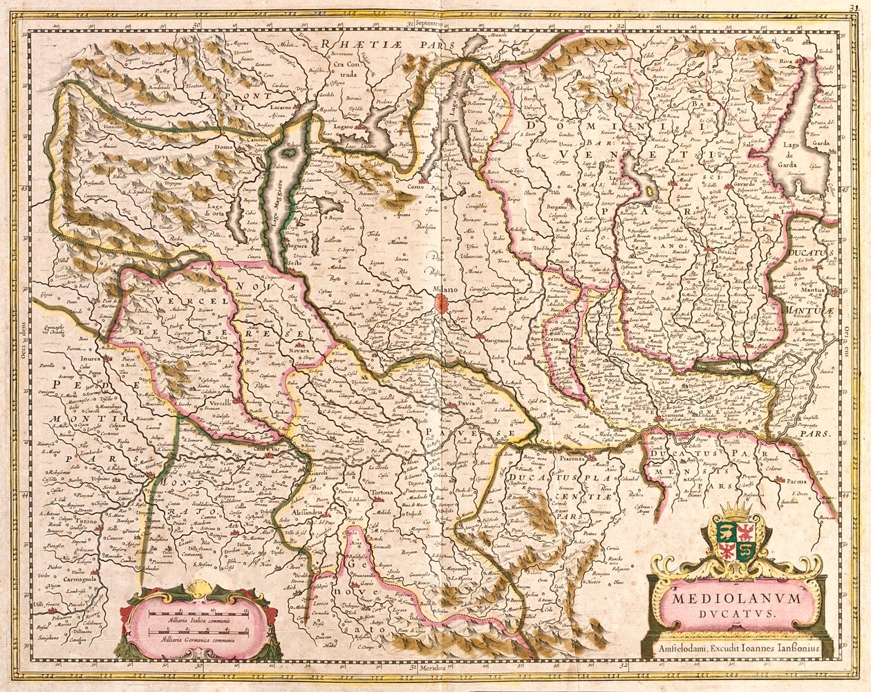 Lombardia, Italia da Frederick de Wit