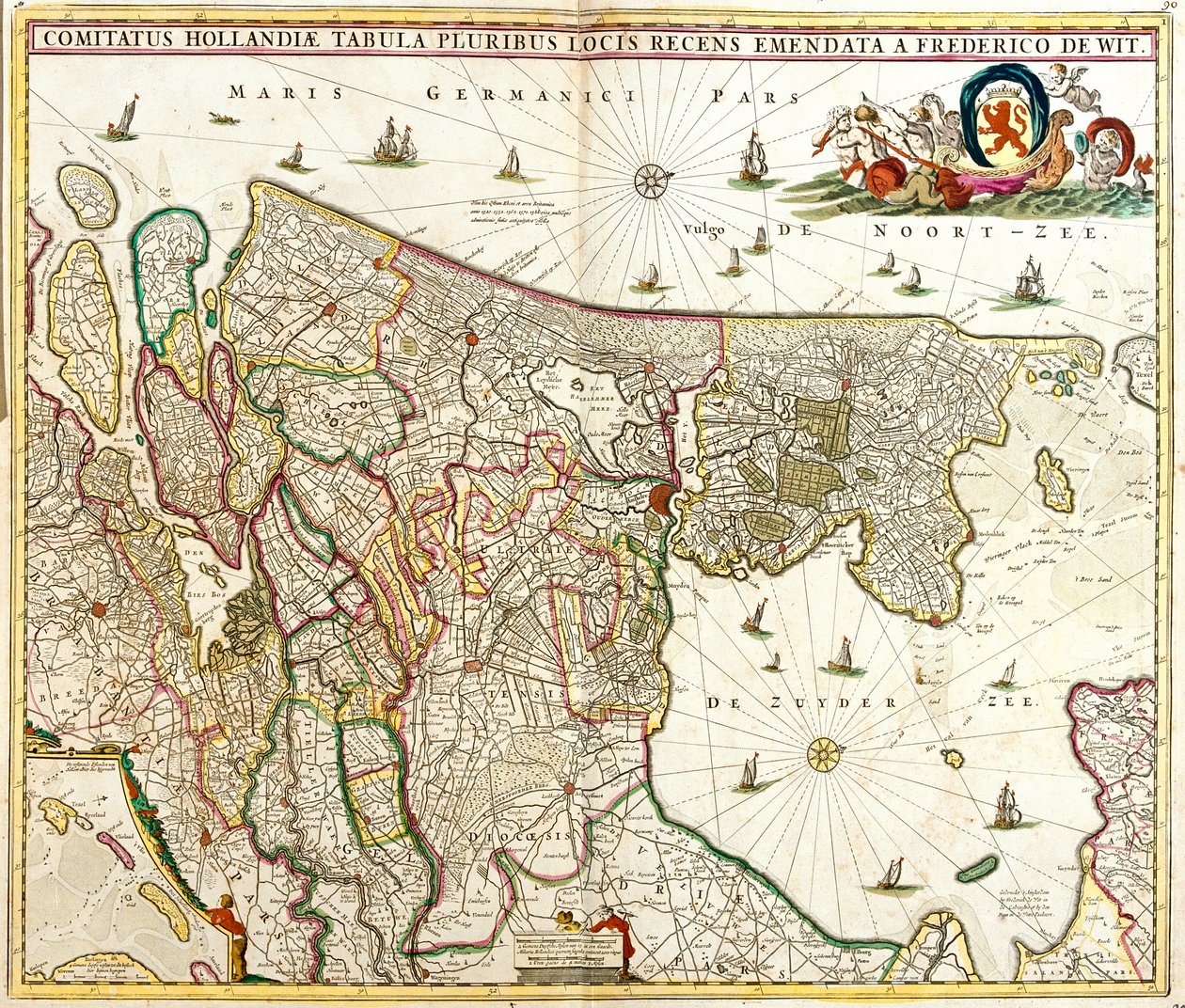 Mappa della Contea d