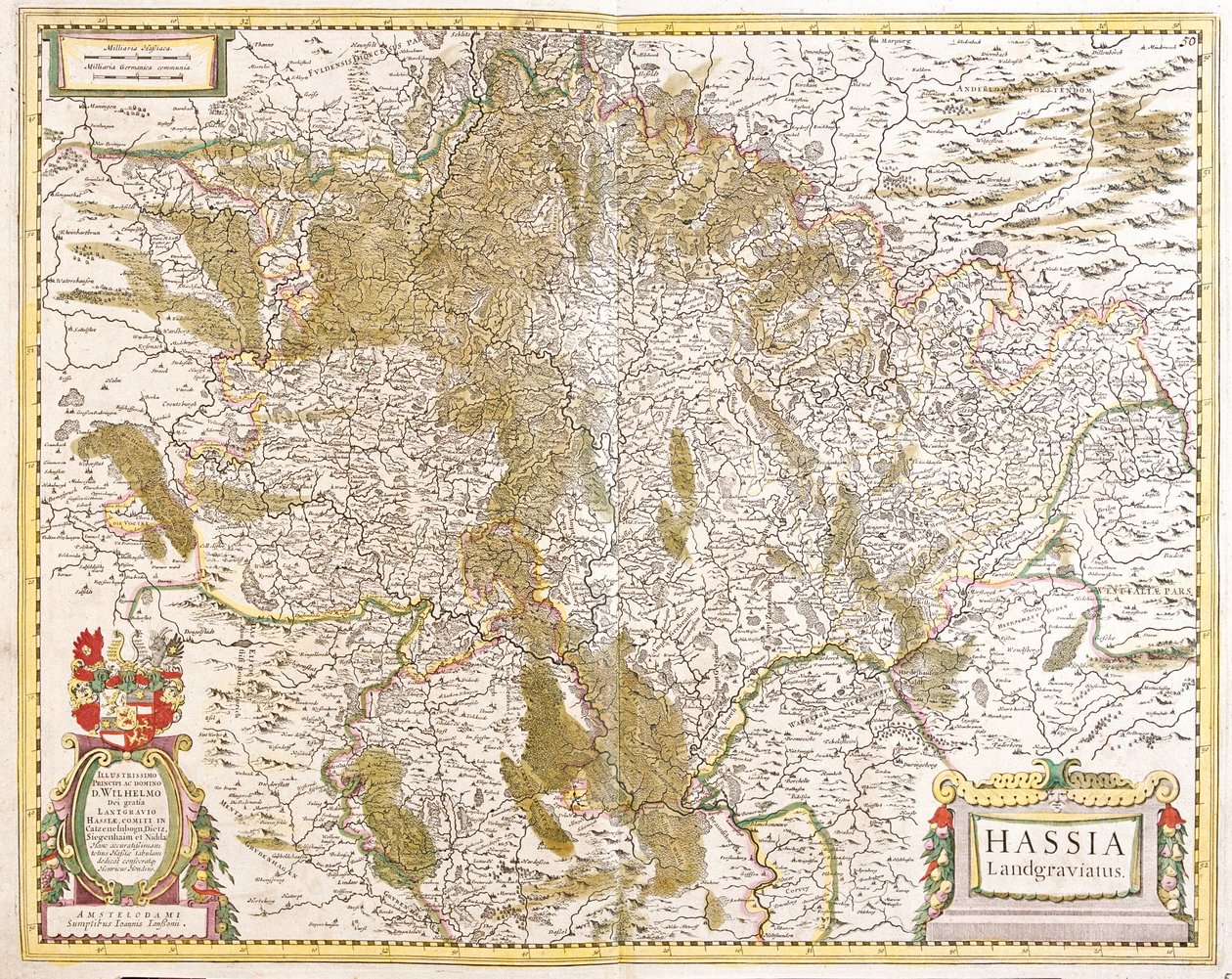 Mappa del Langraviato d