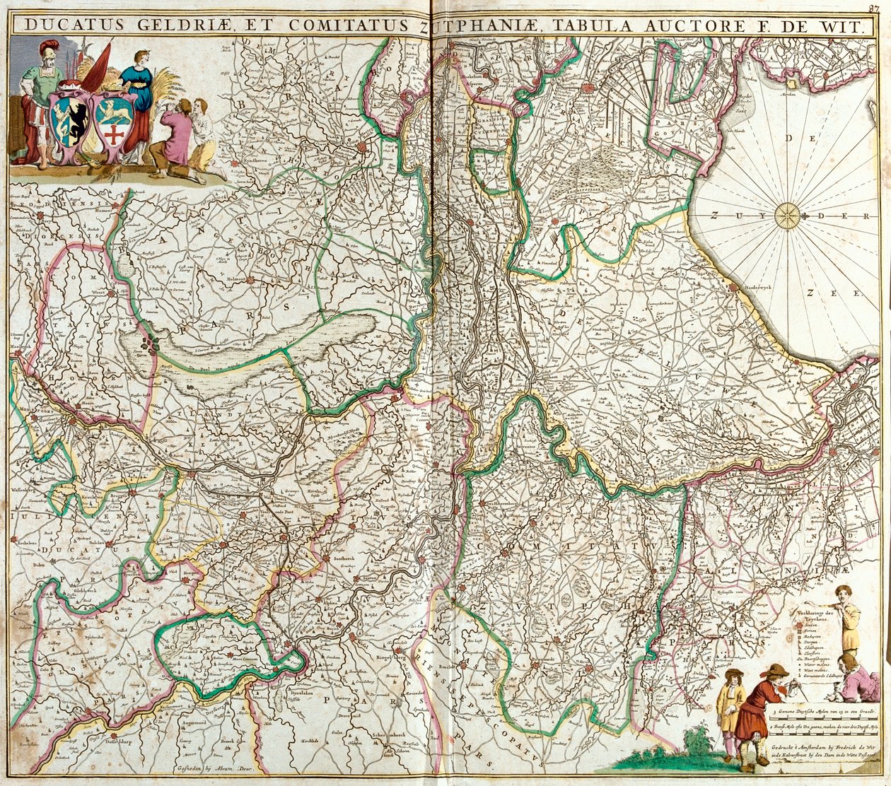 Overijssel, Olanda Settentrionale, Gheldria, Brabante Settentrionale, Utrecht, Regione Fiamminga, Paesi Bassi, Belgio da Frederick de Wit