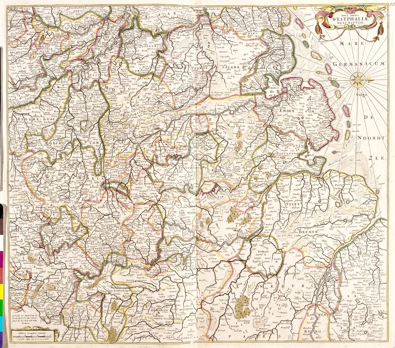 Schleswig-Holstein, Bassa Sassonia, Nord Reno-Westfalia, Germania da Frederick de Wit