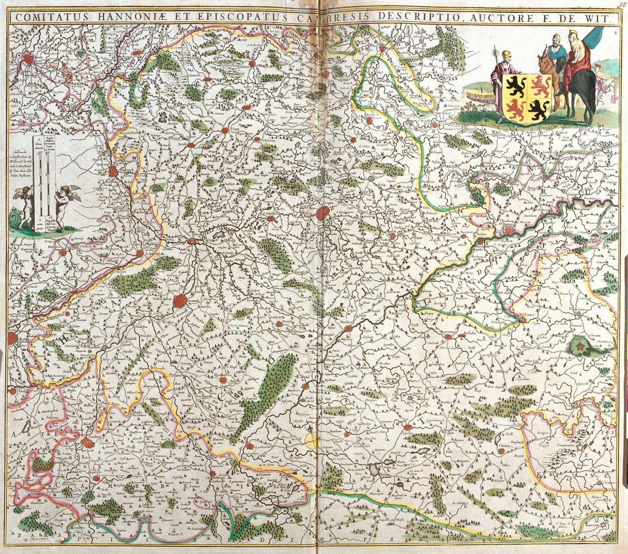 Vallonia, Nord-Pas-de-Calais, Belgio, Francia da Frederick de Wit
