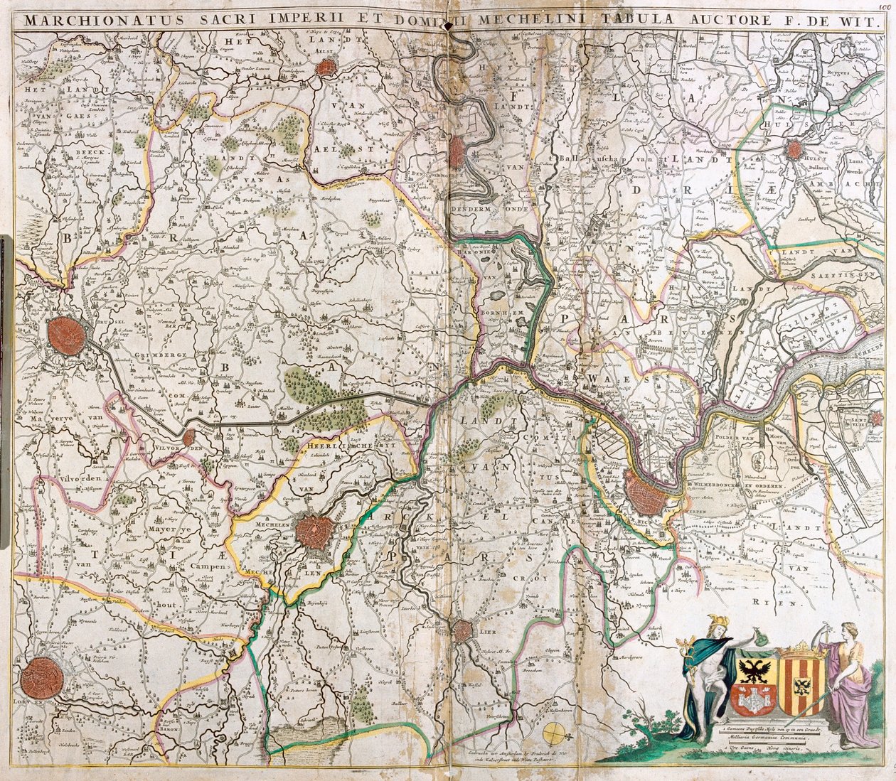Zelanda, Regione fiamminga, Regione di Bruxelles, Paesi Bassi, Belgio da Frederick de Wit