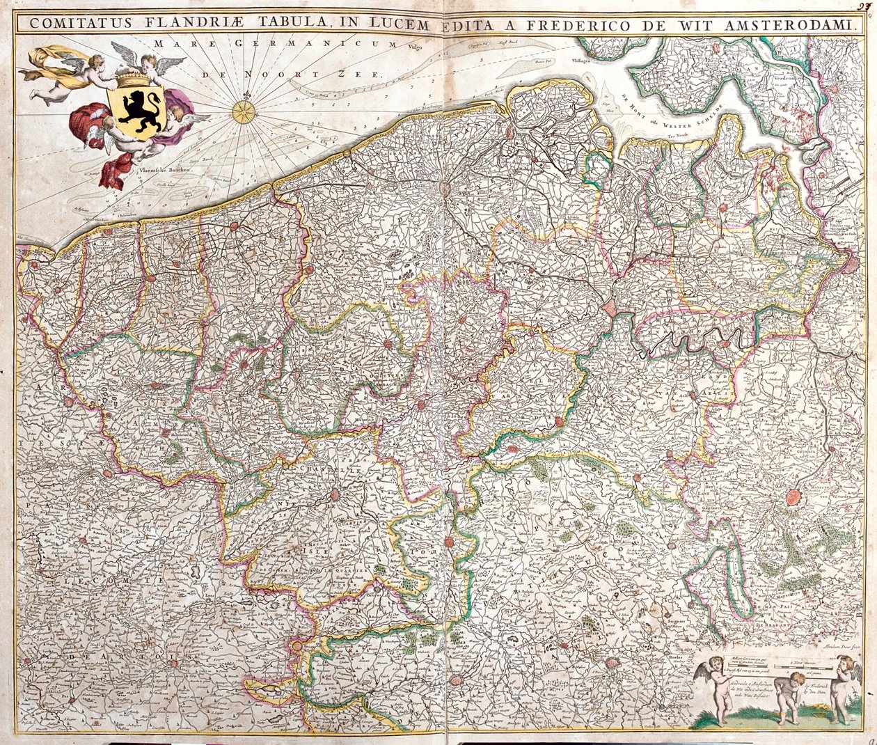 Zelanda, Nord-Pas-de-Calais, Regione fiamminga, Vallonia, Bruxelles, Paesi Bassi, Francia, Belgio da Frederick de Wit