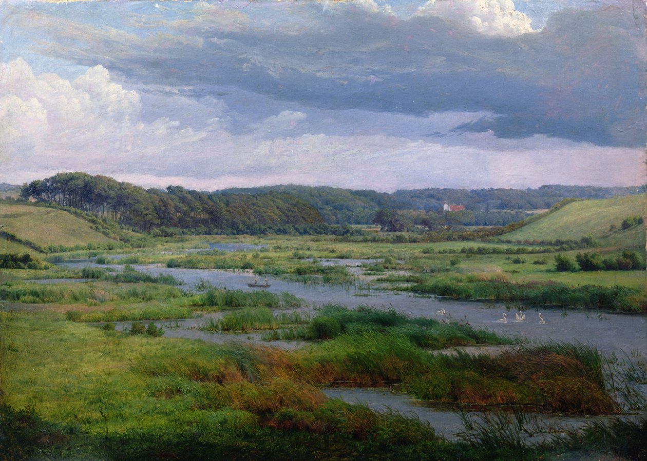 Paesaggio vicino a Ribe, Danimarca da Frederik Kiaerskou