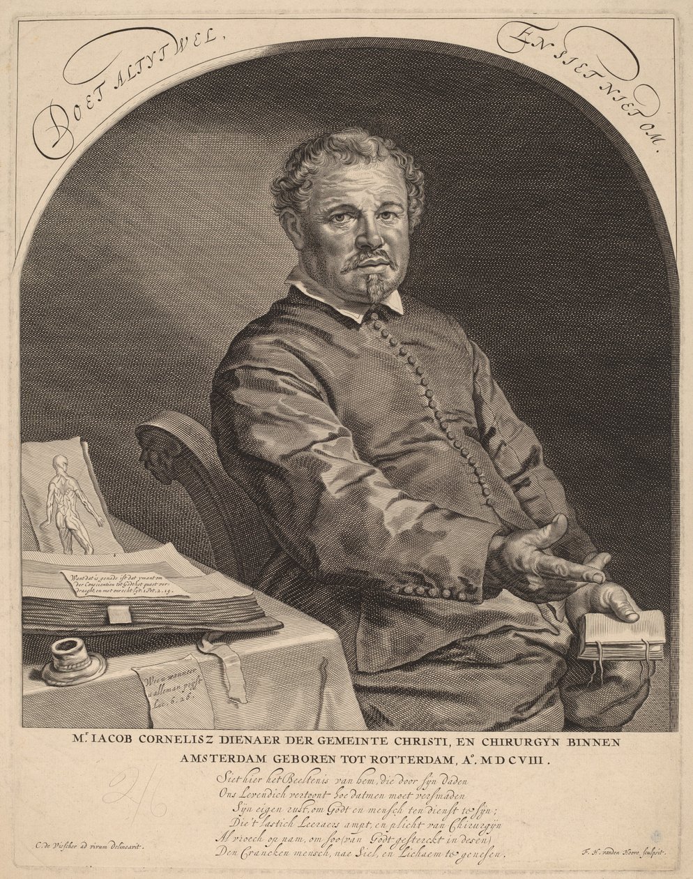 Jacob Cornelius da Frederik Hendrik van den Hove after Cornelis Visscher