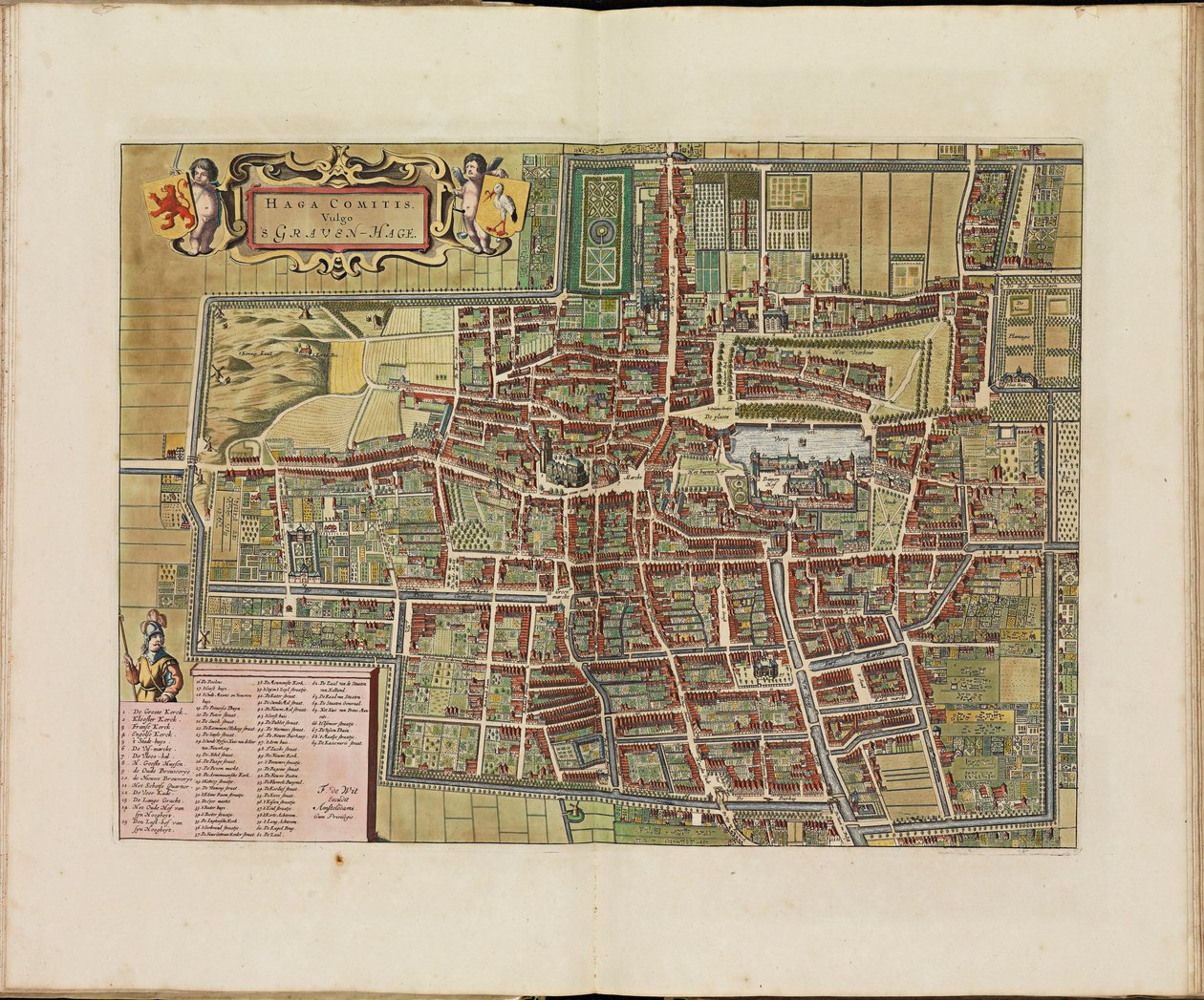 Theatrum ichnographicum omnium urbium et præcipuorum oppidorum Belgicarum XVII Provinciarum peraccurate delineatarum. da Frederik de Wit