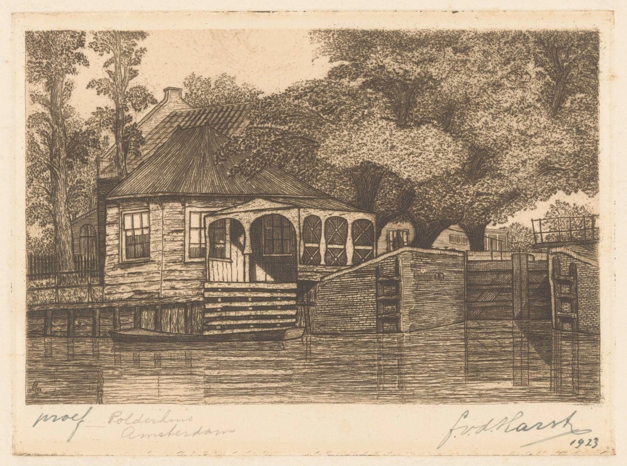 Casa del polder da Frederik van der Harst (signed by artist)