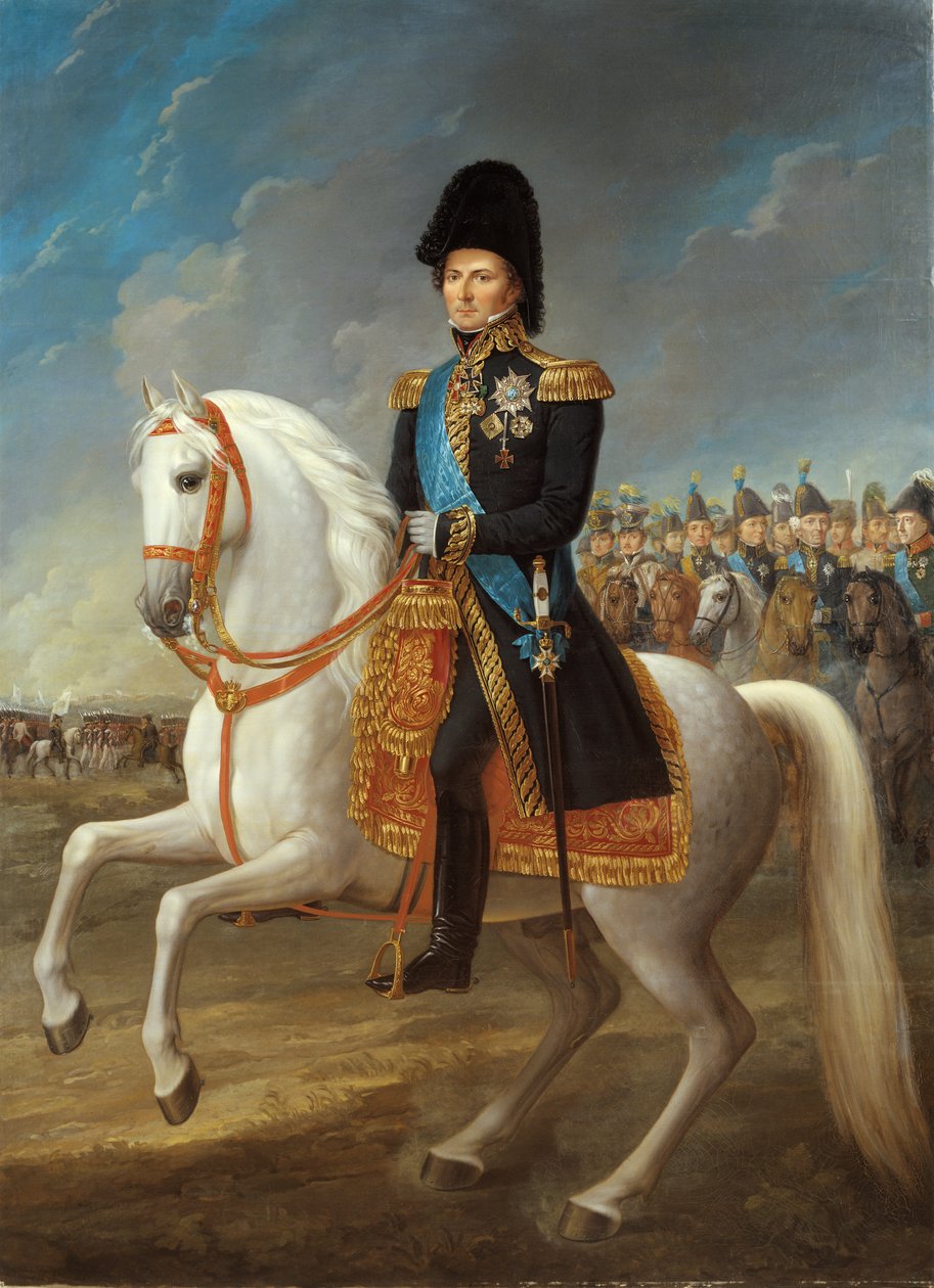 Ritratto di Jean Baptiste Jules Bernadotte, Maresciallo di Francia, Re di Svezia e Norvegia da Fredric Westin