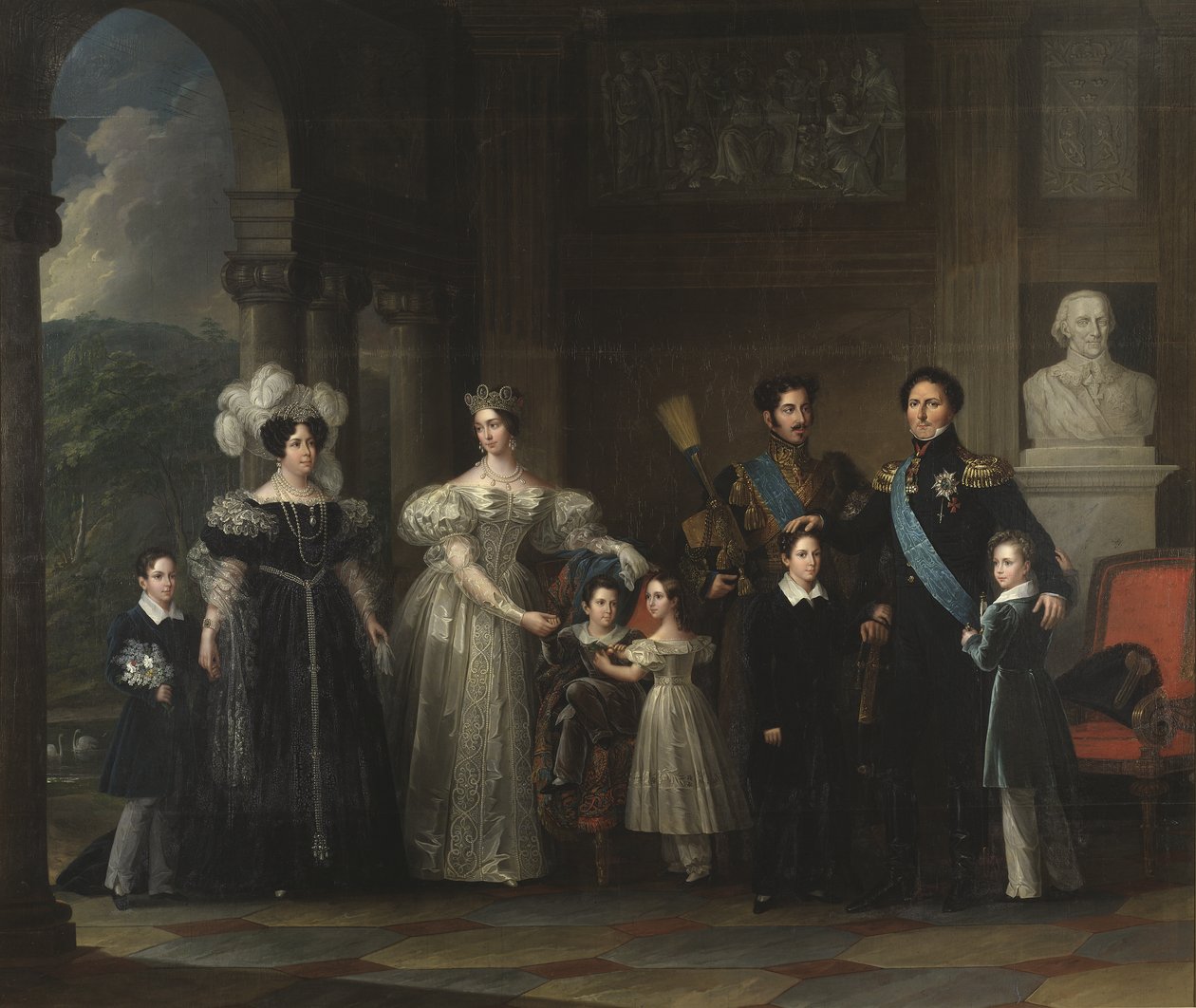 La famiglia Bernadotte, 1837 da Fredric Westin
