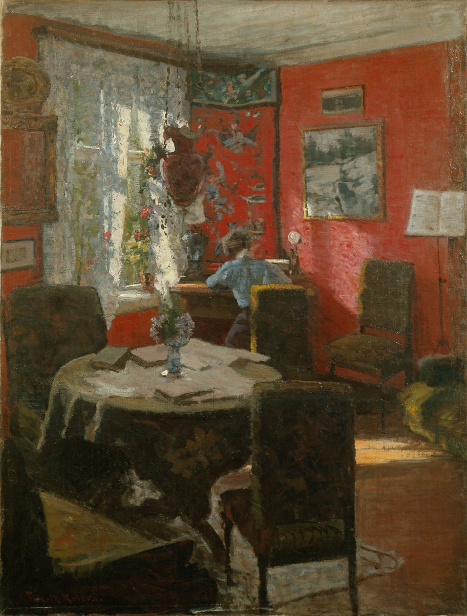 Interni (pittura) da Fredrik Kolstoe