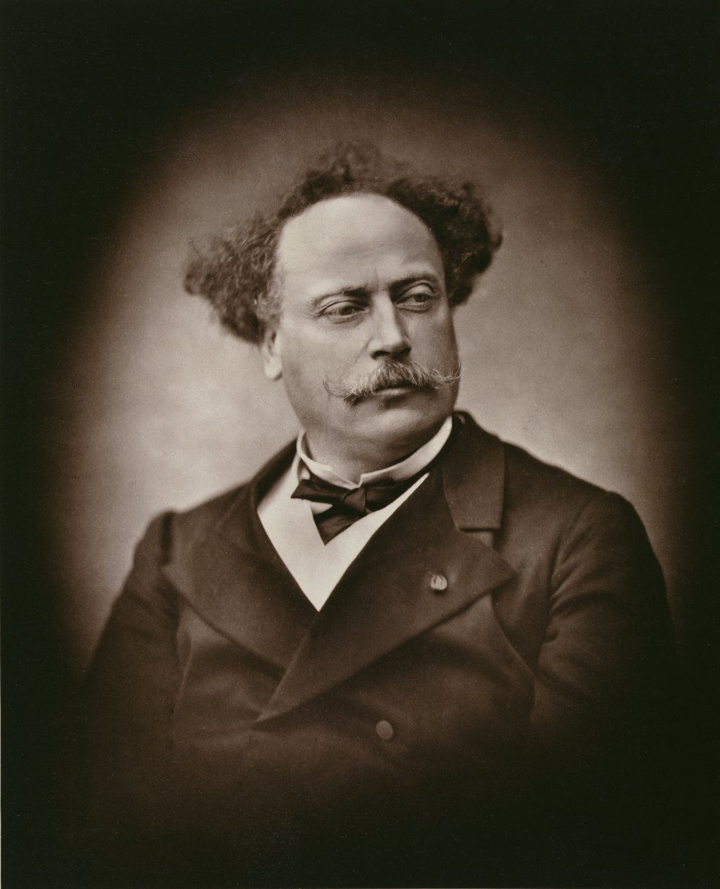Alexandre Dumas Fils (1824-95), da Galerie Contemporaine, c.1874-78 da French Photographer