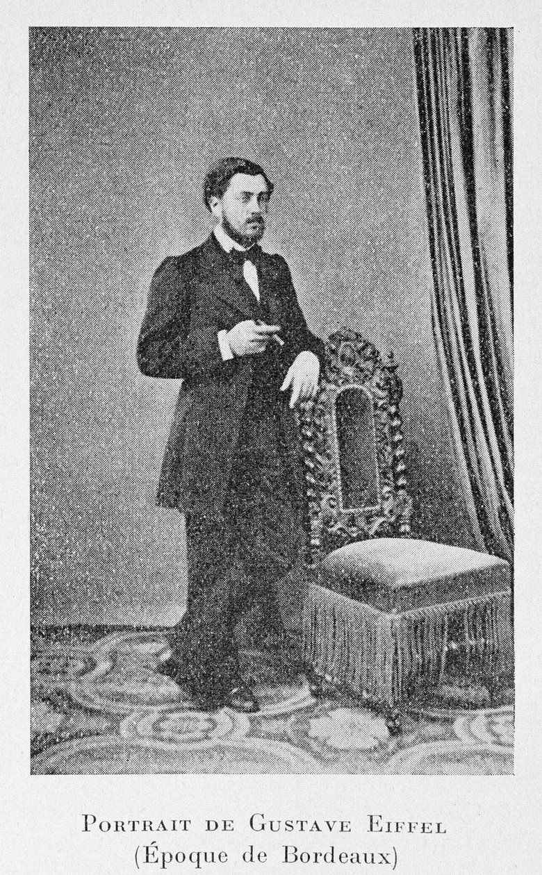 Alexandre Gustave Eiffel al tempo di Bordeaux, c.1858 da French Photographer