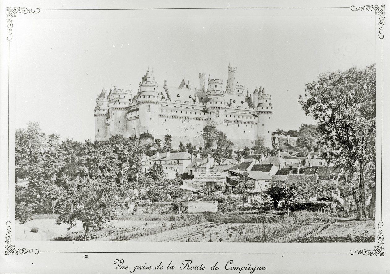 Château de Pierrefonds dopo il restauro di Viollet-le-Duc da French Photographer