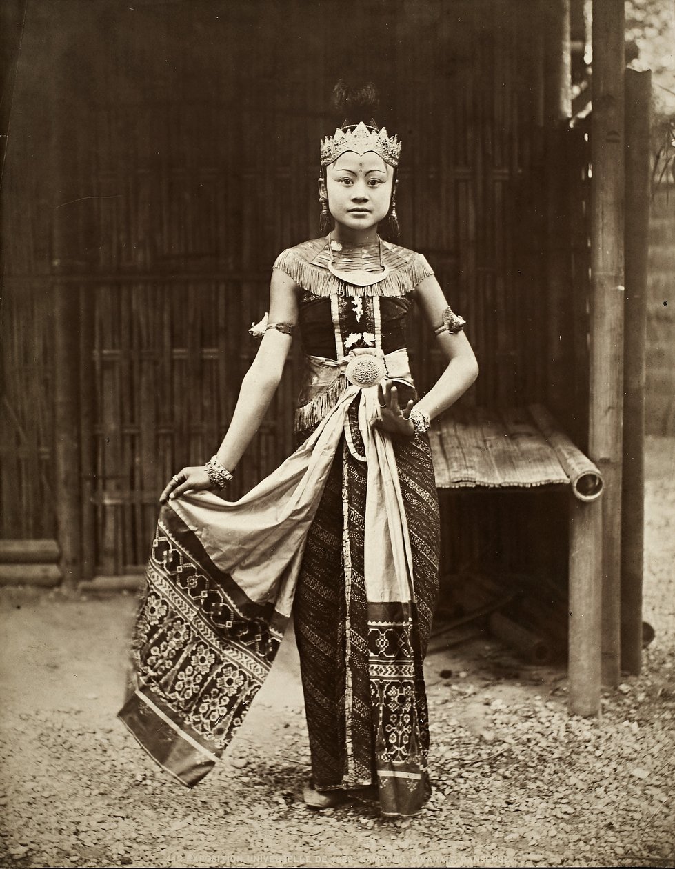 Ballerina al villaggio giavanese, Exposition Universelle, Parigi da French Photographer